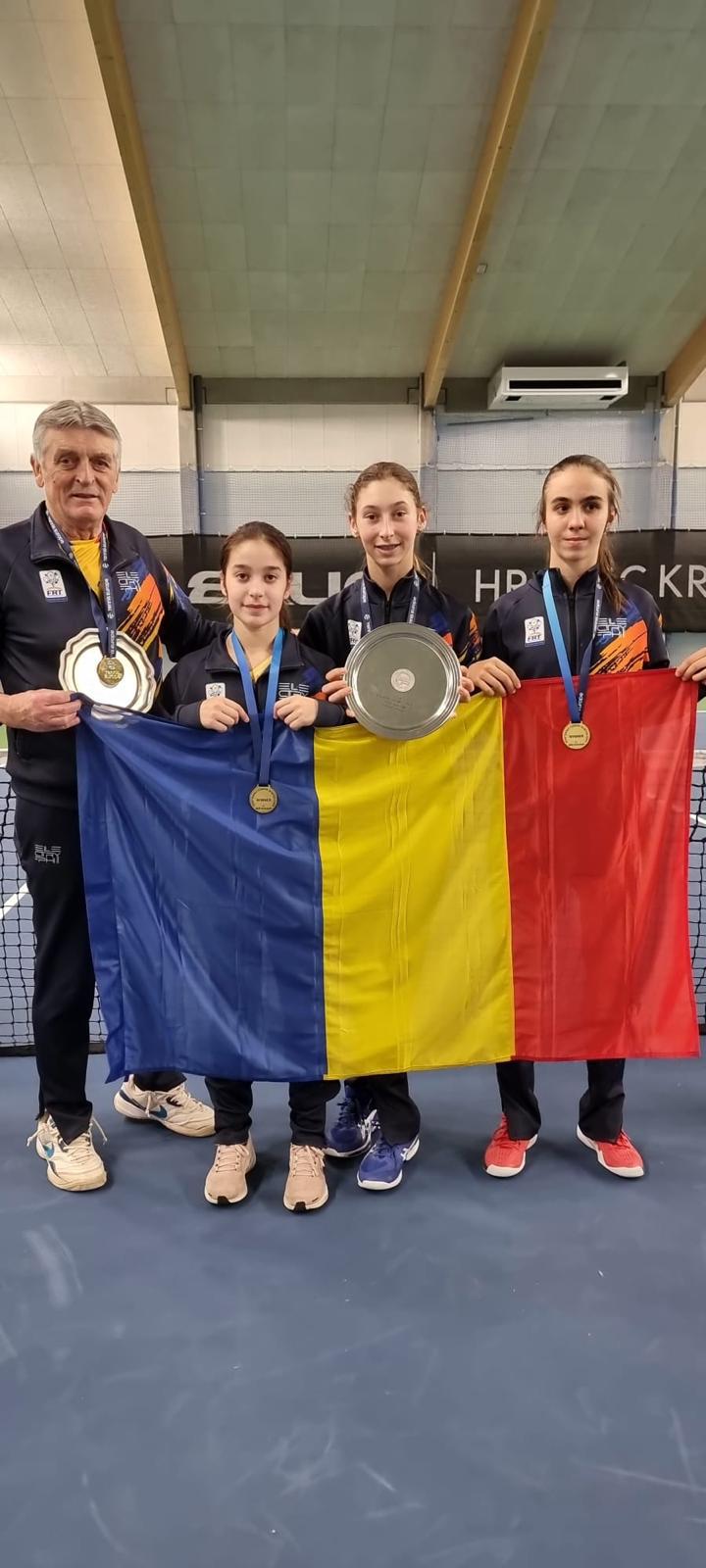 Performanță istorică pentru tenisul românesc: România este campioană europeană indoor la U14!