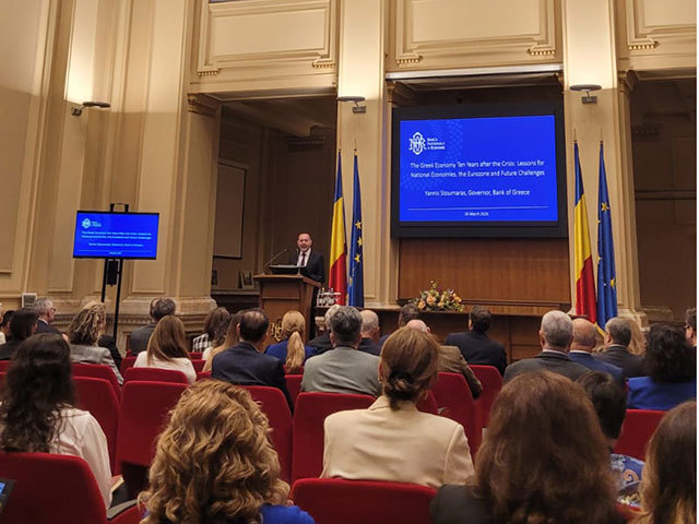 Care sunt lecțiile învățate din criza grecească prezentate la BNR de guvernatorul băncii centrale a Greciei Yannis Stournaras