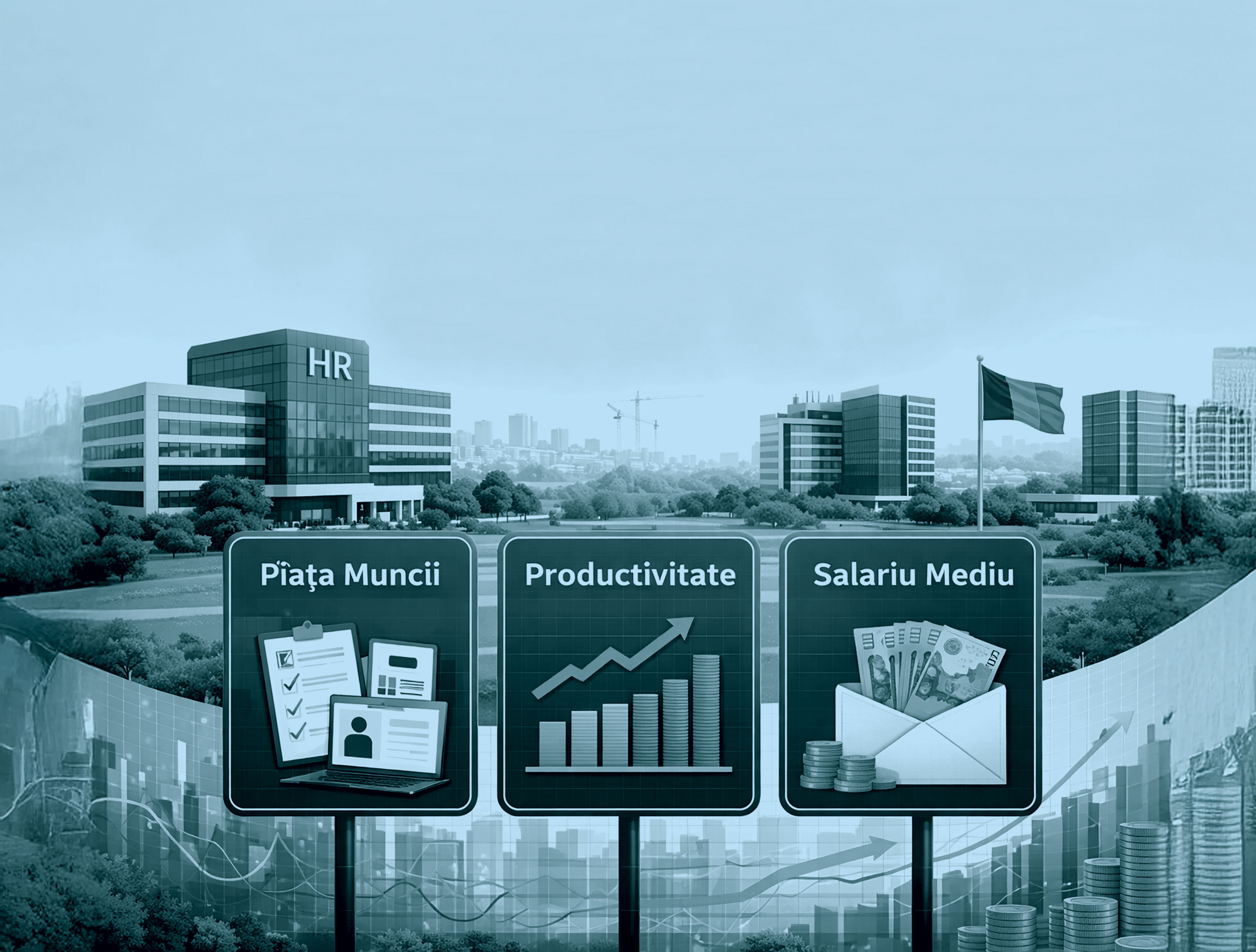 Piata muncii. Trei indicatori care spun o poveste comună: România economică
