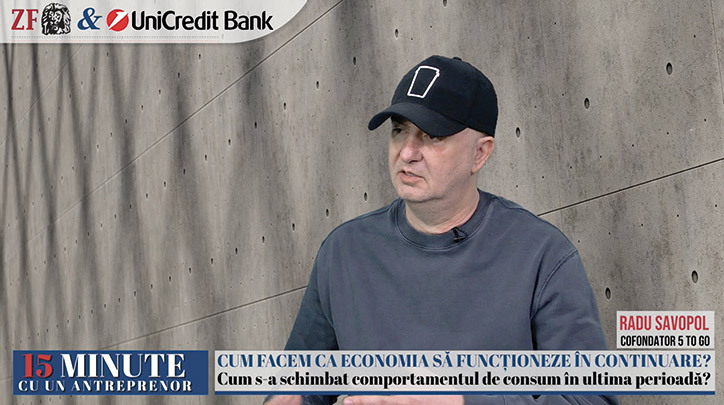 Radu Savopol, 5 to go: În septembrie 2025 am simțit o frână în consum. Am pus-o pe creșterea TVA, dar a fost din cauza tăierii burselor la copii