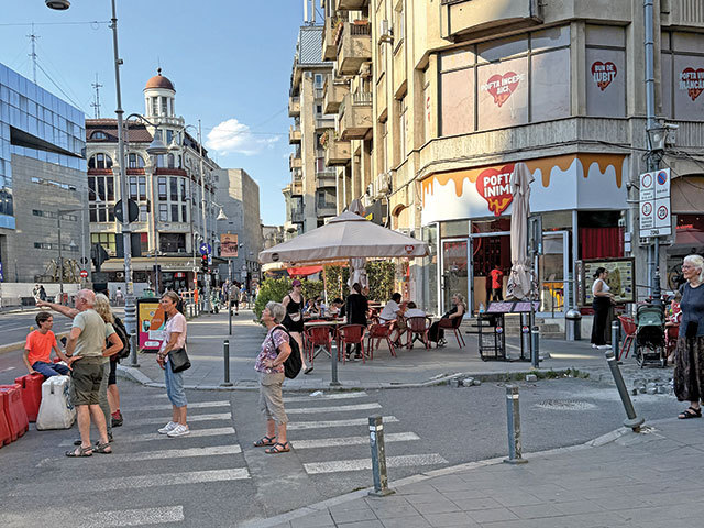 Poliția locală pe Calea Victoriei: boxele de la terase au fost date jos în prima zi Străzi Deschise