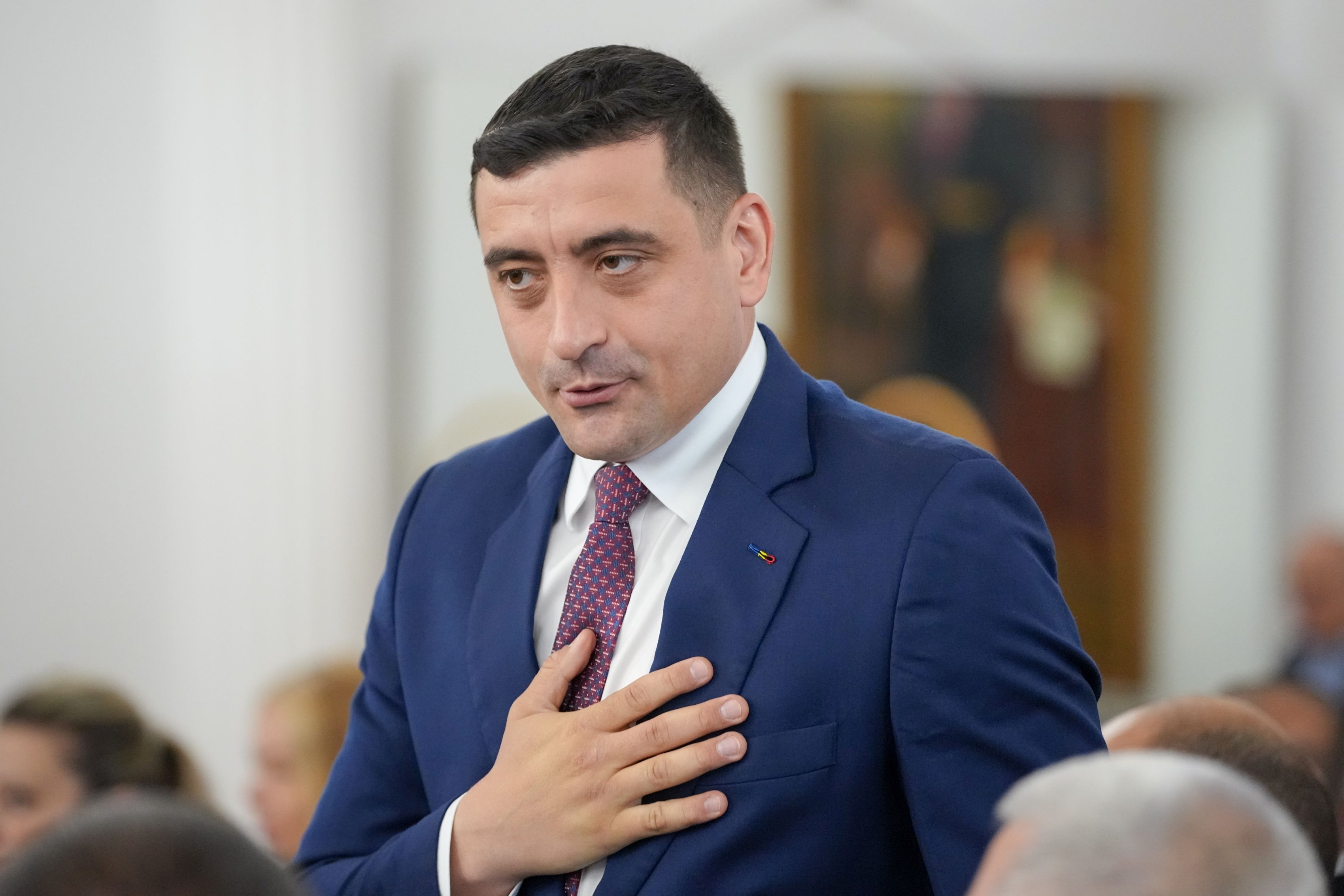 George Simion: Domnul Nicușor Dan are niște probleme vizibile. Nu vreau să discut acum
