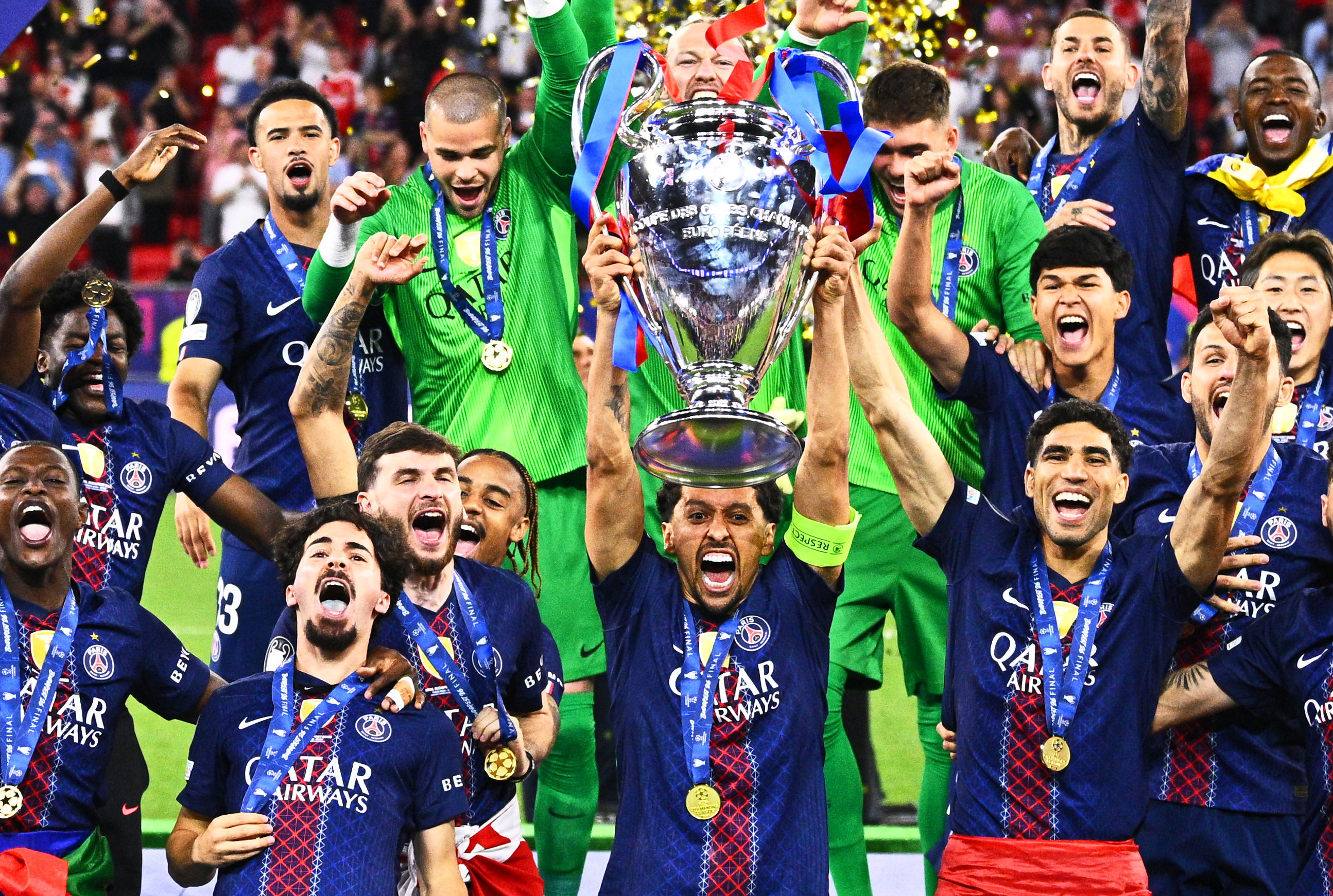 PSG a câștigat Liga Campionilor pentru al doilea an consecutiv, reușind să își apere trofeul după o victorie la loviturile de departajare împotriva Arsenal