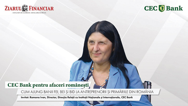 Ramona Ivan, CEC Bank: Avem o nouă garanție de portofoliu pentru IMM-uri, cu dobânzi reduse cu aproape 2% față de standard și acoperire gratuită de până la 80% pentru anumite categorii