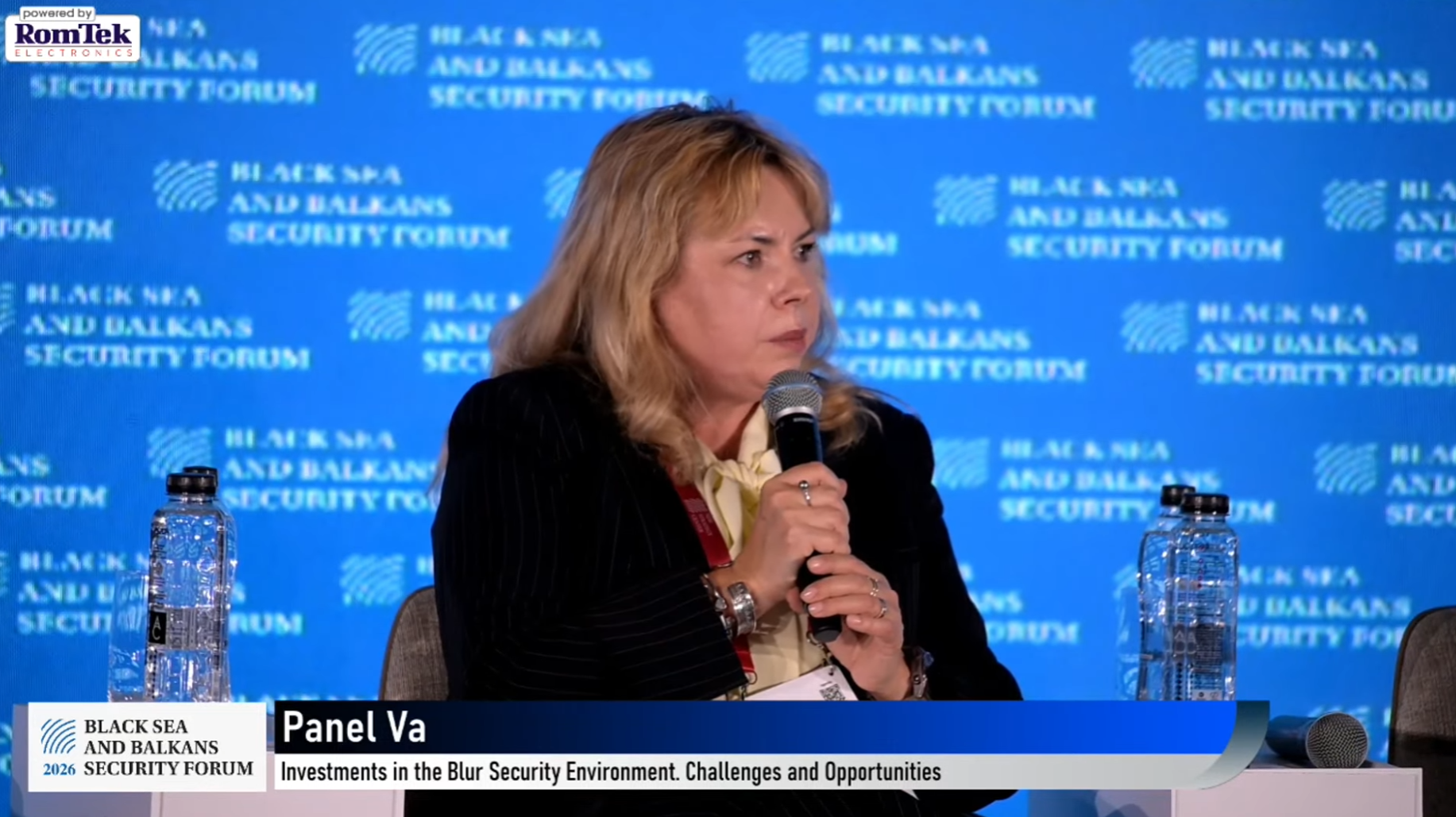 Anca Dragu, guvernator al Băncii Naționale a Moldovei, la summit-ul de securitate Black Sea and Balkans Security Forum de la București: Pentru investitori, este foarte important să aibă un mediu sigur, cu stabilitate financiară și inflație scăzută. Unele țări au mai mult succes în a atrage investiții, diferența o face reacția pe care o au autoritățile