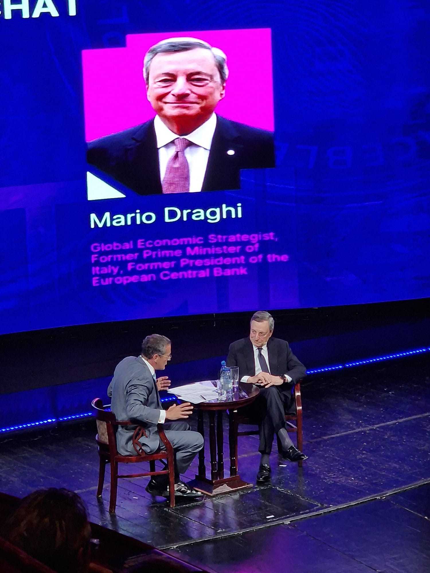 Bancherul Mario Draghi, la Timișoara, la Tech Talks: „România nu este o țară mică. Dați prioritate intermedierii financiare prin piețele de capital pentru a accelera creșterea economică. Energia va fi cheia creșterii în viitor”