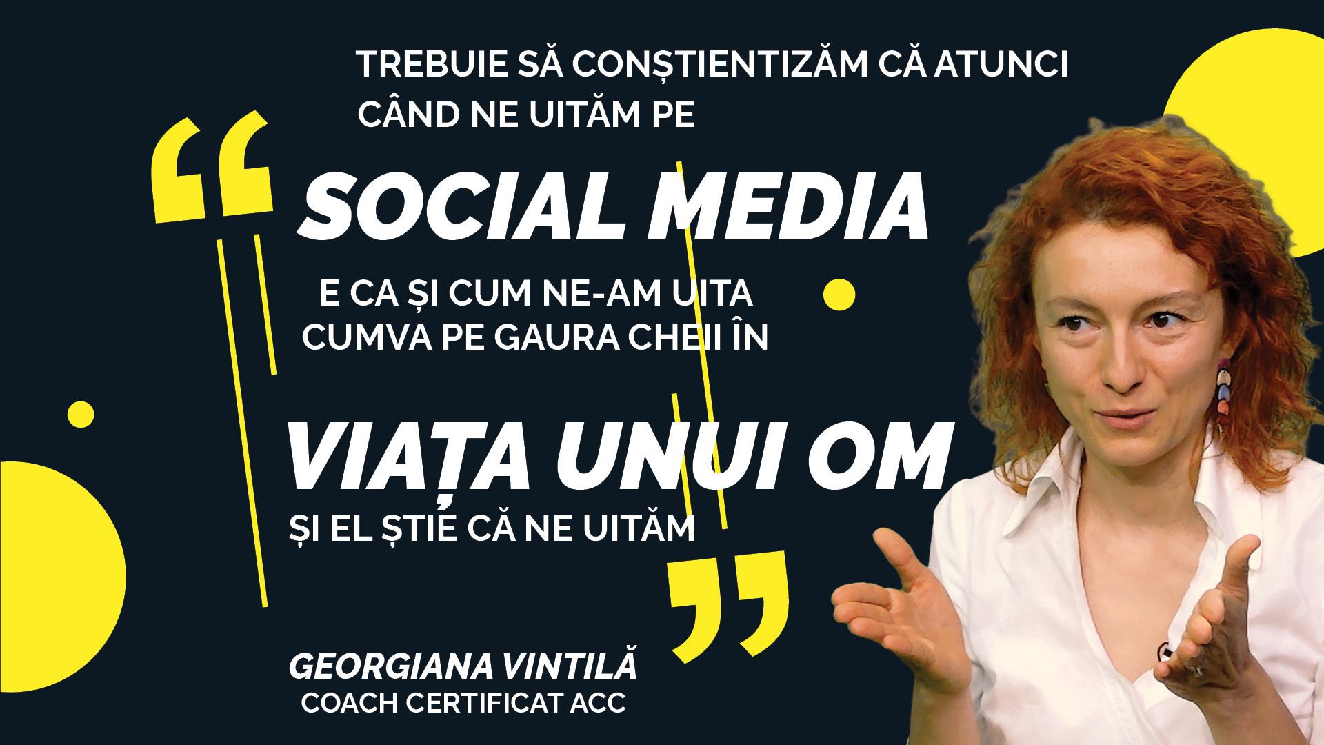 Cum rămâi ancorat în propria viață în ciuda „zgomotului” de pe social media?