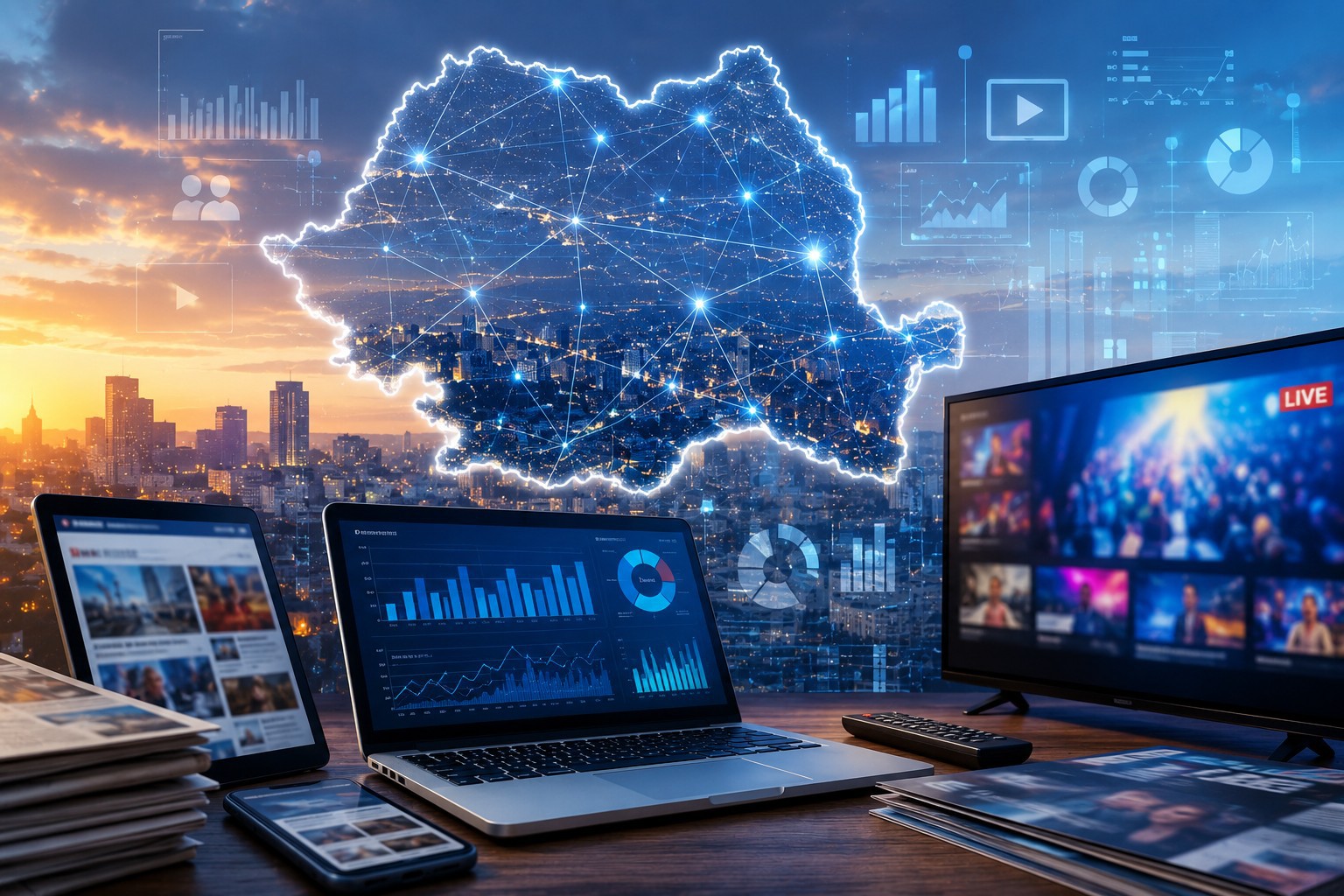 Piața media din România a ajuns în 2025 la 838 milioane de euro, în creștere cu circa 5%, cu o pespectivă stabilă pentru 2026. ”Dezvoltarea accelerată a inteligenței artificiale schimbă modul în care oamenii caută informații, descoperă produse și iau decizii de cumpărare”