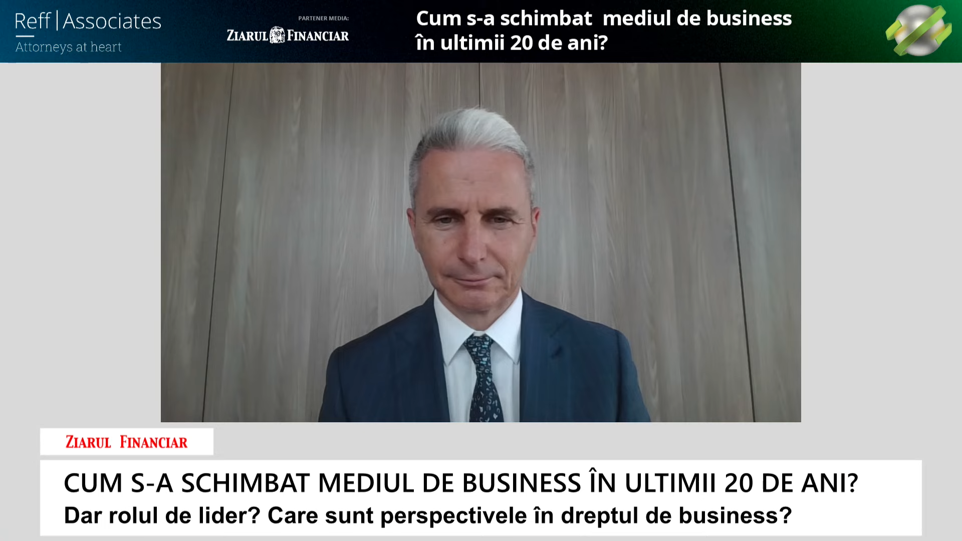Cum s-a schimbat avocatura de business în ultimii 20 de ani? „Tranzacțiile au evoluat în direcția aceasta multidisciplinară a unei înțelegeri mai bune a businessului, a pragmatismului și a eficienței, inclusiv în identificarea și gestionarea riscurilor”, spune Alexandru Reff, Country Managing Partner, Deloitte România și Moldova