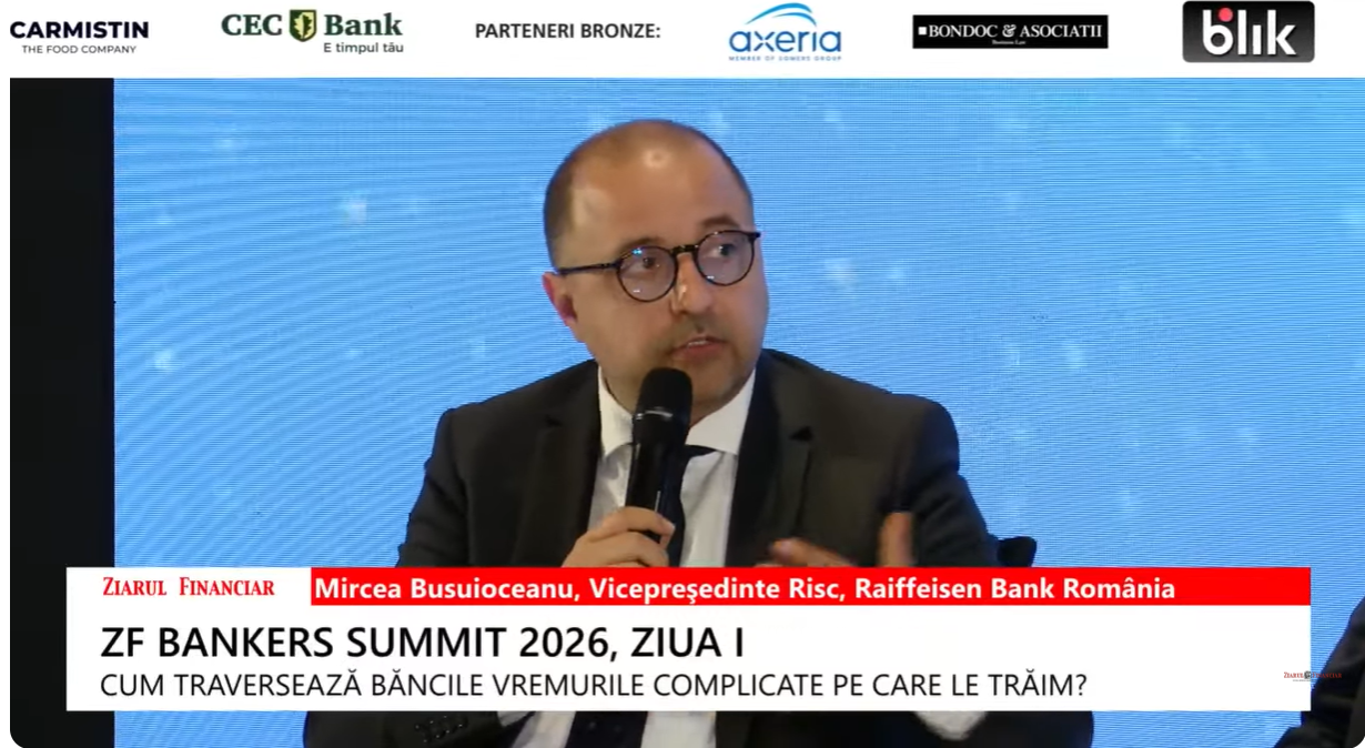 Mircea Busuioceanu, Raiffeisen Bank: Băncile reacționează la creșterea riscurilor prin ajustări de preț și recalibrarea politicilor de creditare