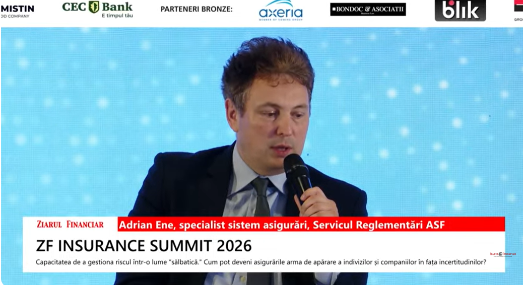 Adrian Ene, specialist sistem asigurări, Serviciul Reglementări ASF: Avem o piață transparentă, orientată către nevoile consumatorilor, cu o tendință evidentă de creștere, nu exponențială, dar an de an