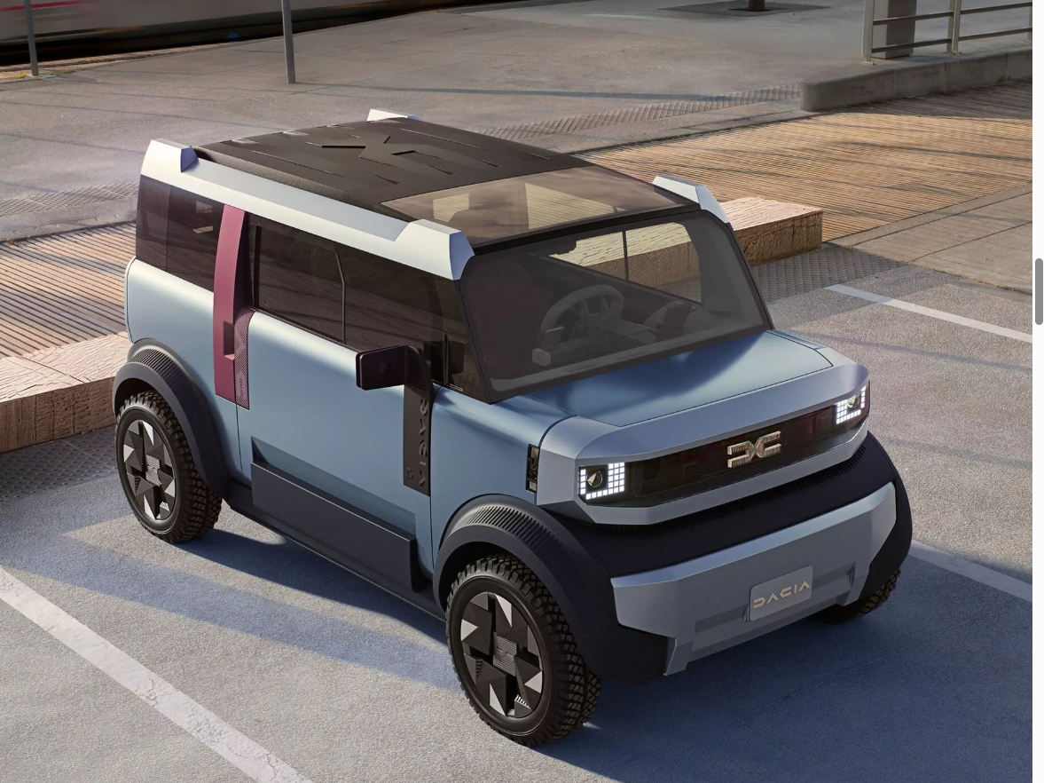 Noua mașină-concept a Dacia a coborât în stradă pentru a întâlni publicul. Cum arată Dacia Hipster, cel mai îndrăzneț model de la Dacia de până acum. FOTO