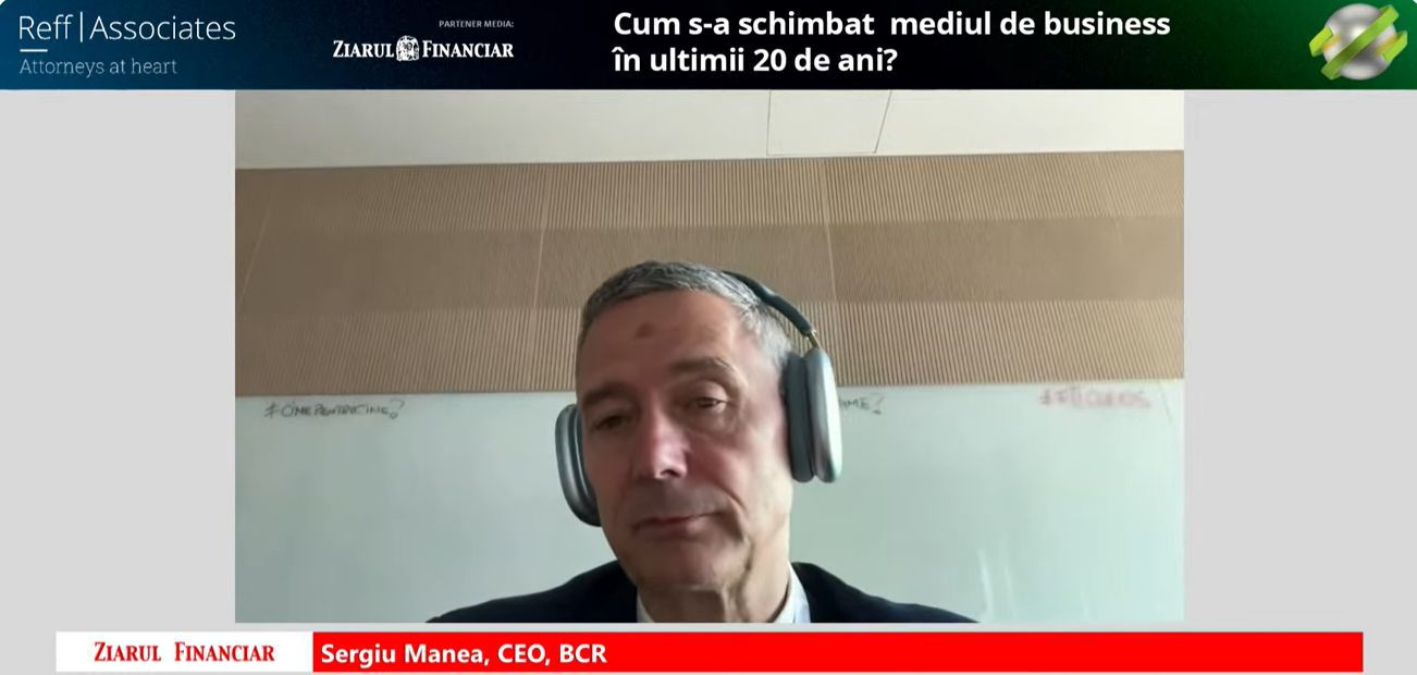 Sergiu Manea, BCR: Modelul care a susținut progresul României în ultimii 20 de ani și-a epuizat o parte din potențial. Întrebarea este cum putem scala din nou crearea de valoare pentru un ecosistem mai larg