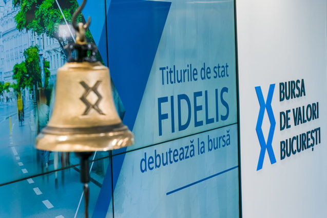 Ministerul Finanţelor listează la BVB titluri de stat Fidelis în valoare de 1,3 miliarde de lei