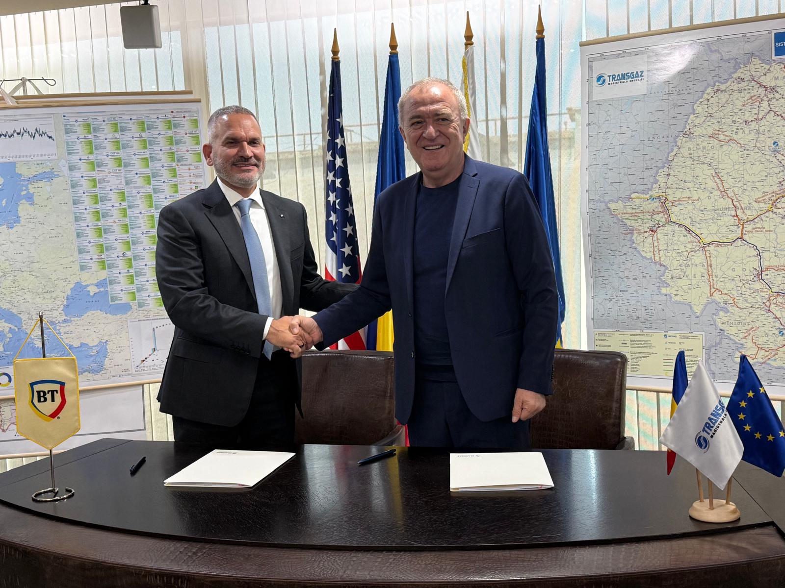 Unul dintre cele mai mari credite de anul acesta: Banca Transilvania acordă Transgaz o finanţare de 300 mil. euro, cea mai mare finanţare a băncii pentru sectorul energetic, destinată dezvoltării infrastructurii de gaze